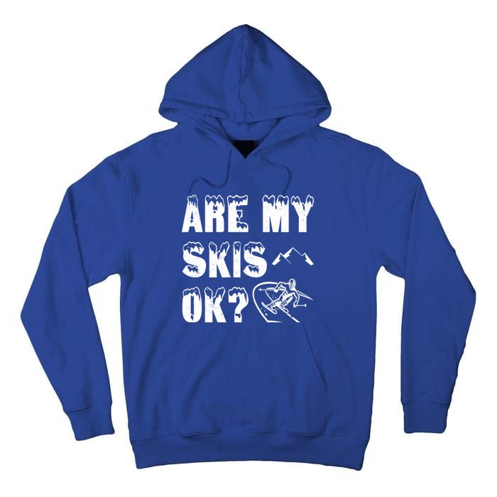 Are My Skis Ok? Funny Skiing Funny Gift Cute Gift Tall Hoodie