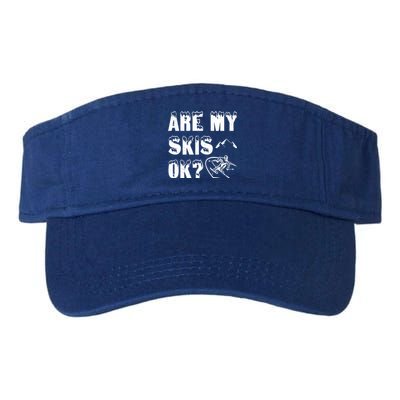 Are My Skis Ok? Funny Skiing Funny Gift Cute Gift Valucap Bio-Washed Visor