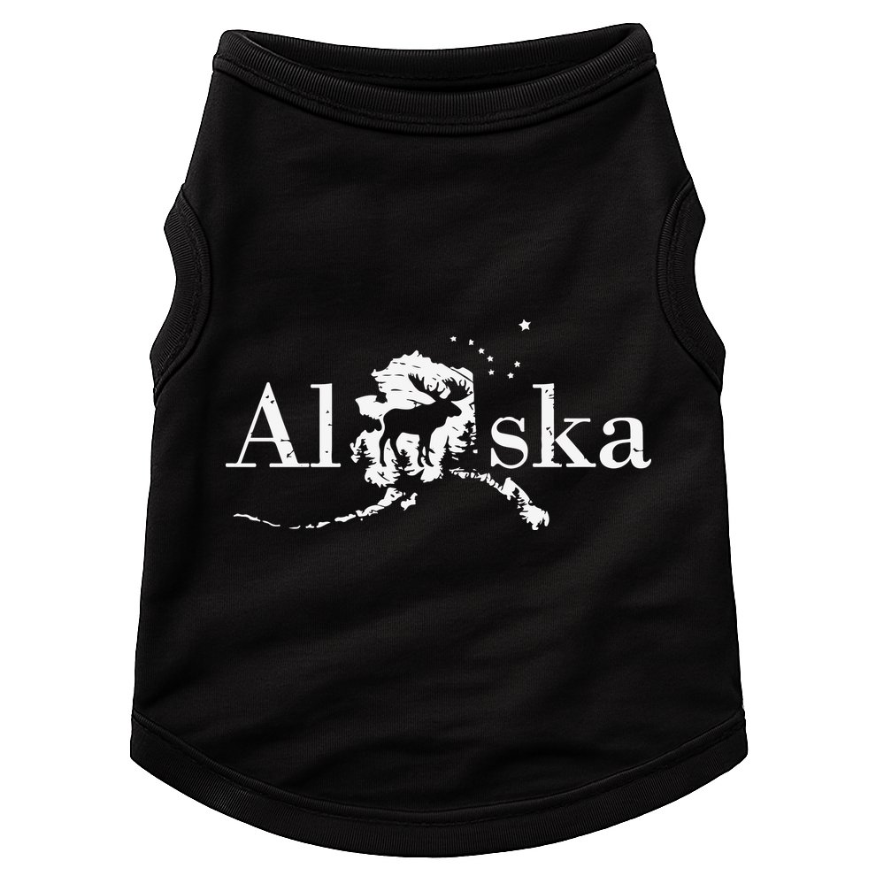 Alaska Map State Doggie Tank