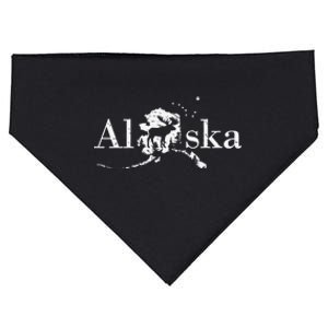 Alaska Map State USA-Made Doggie Bandana