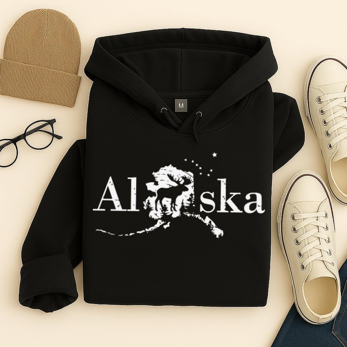 Alaska Map State Hoodie