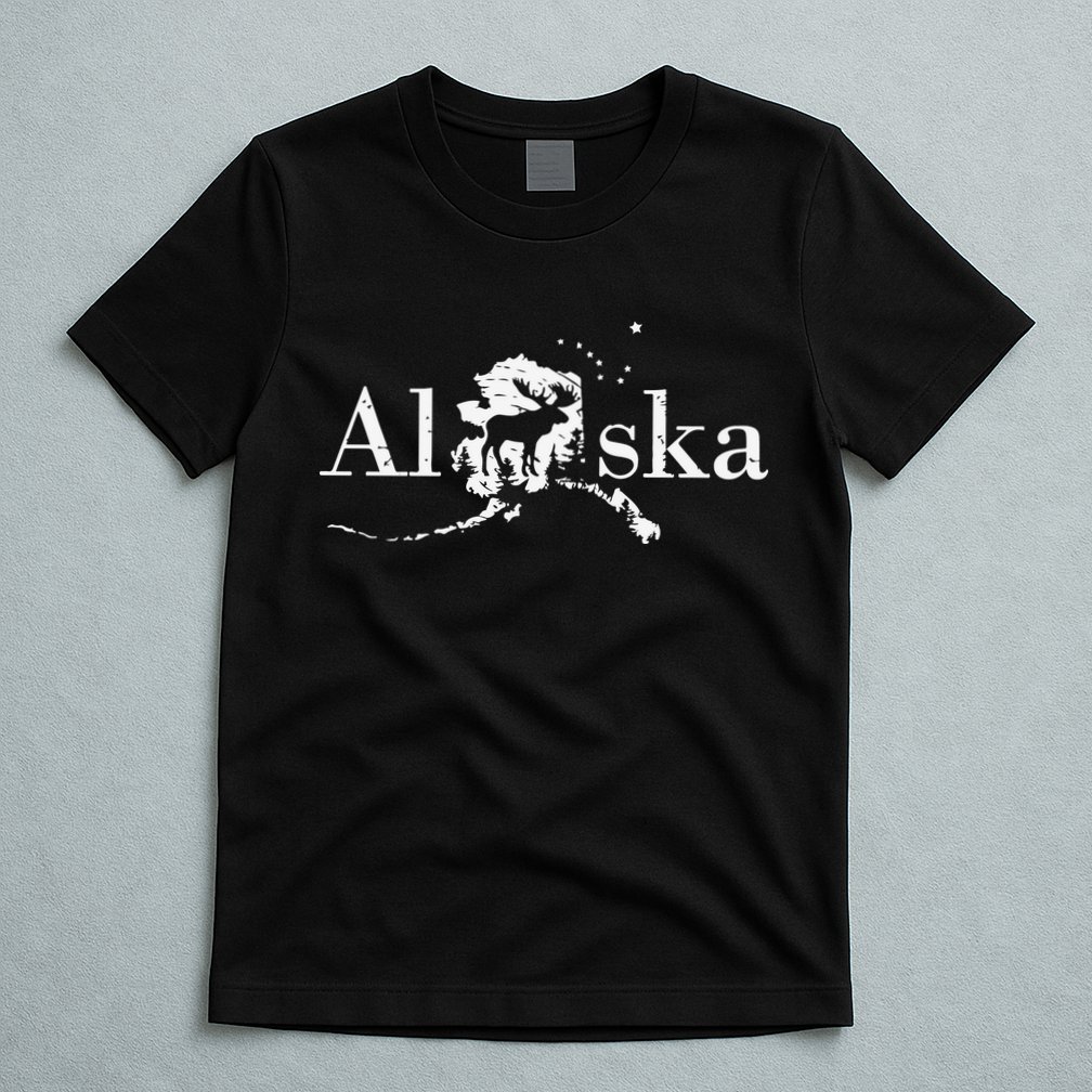 Alaska Map State T-Shirt