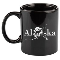 Alaska Map State 11oz C Handle Ceramic Mug
