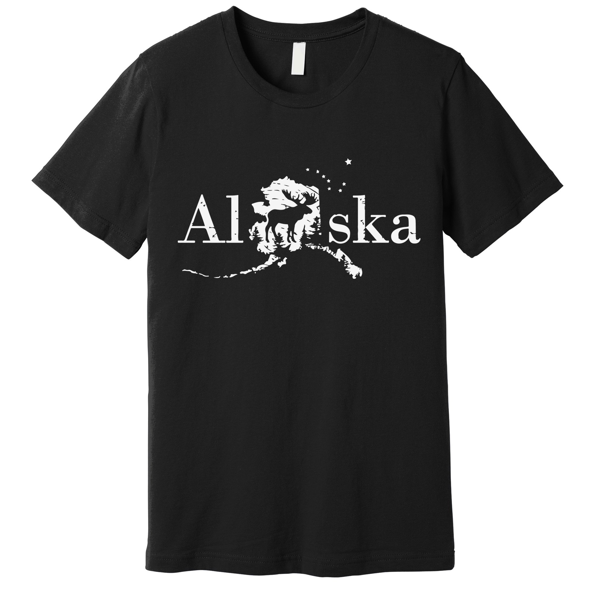 Alaska Map State Premium T-Shirt