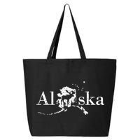 Alaska Map State 25L Jumbo Tote