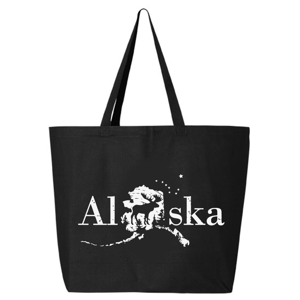 Alaska Map State 25L Jumbo Tote