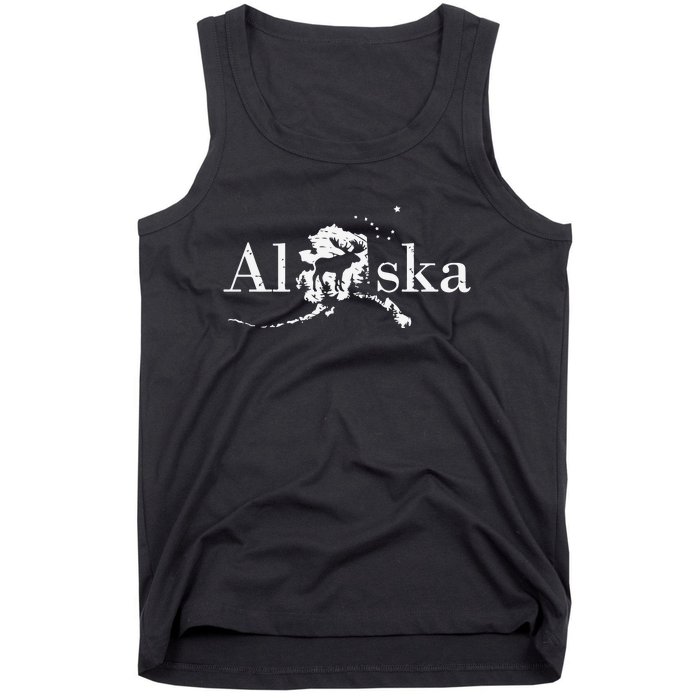 Alaska Map State Tank Top