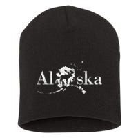 Alaska Map State Short Acrylic Beanie