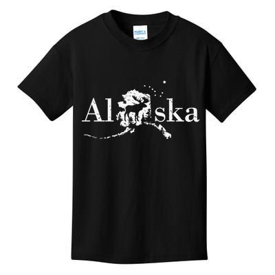 Alaska Map State Kids T-Shirt