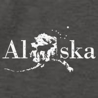 Alaska Map State Vector Backpack