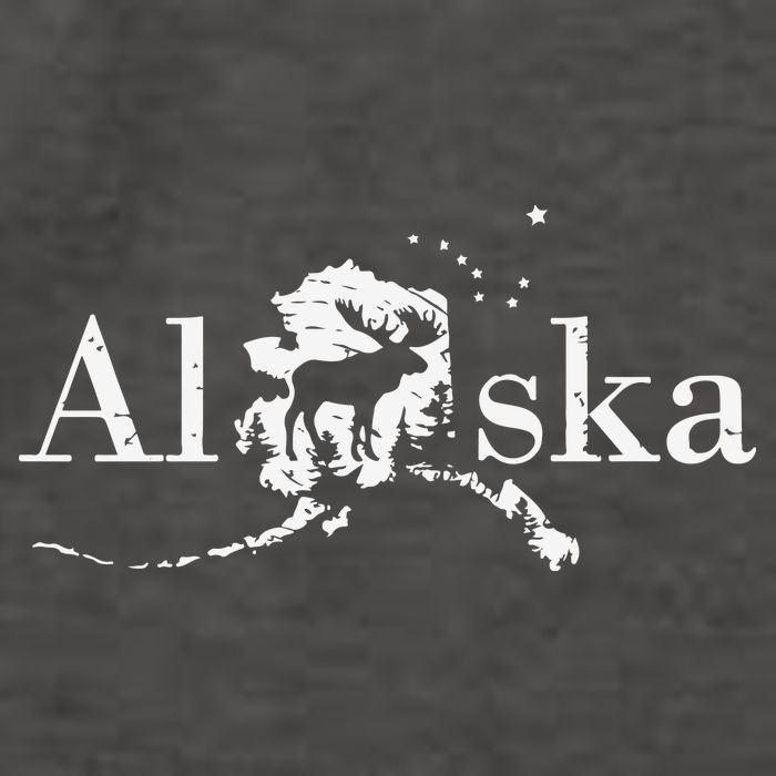 Alaska Map State Vector Backpack