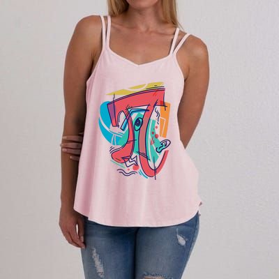 Abstract Mathematical Symbol Pi Gift Women's Strappy Tank