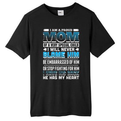 Autism Mom Special Son Tall Fusion ChromaSoft Performance T-Shirt