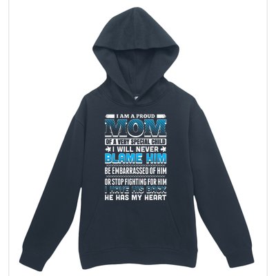 Autism Mom Special Son Urban Pullover Hoodie