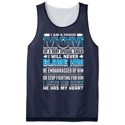 Autism Mom Special Son Mesh Reversible Basketball Jersey Tank