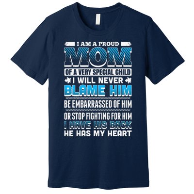 Autism Mom Special Son Premium T-Shirt