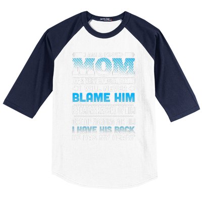 Autism Mom Special Son Baseball Sleeve Shirt