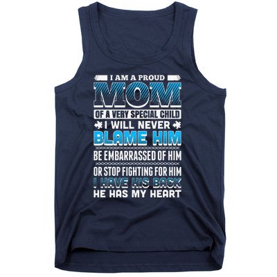 Autism Mom Special Son Tank Top