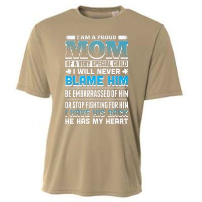 Autism Mom Special Son Cooling Performance Crew T-Shirt