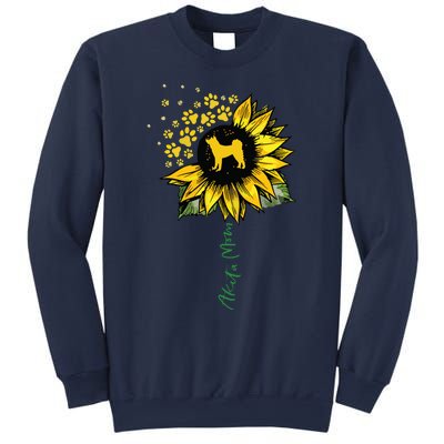 Akita Mom Sunflower Akita Inu Lover Gifts Dog Mom Mama Sweatshirt