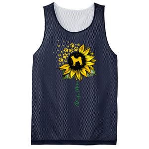 Akita Mom Sunflower Akita Inu Lover Gifts Dog Mom Mama Mesh Reversible Basketball Jersey Tank