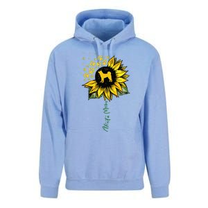 Akita Mom Sunflower Akita Inu Lover Gifts Dog Mom Mama Unisex Surf Hoodie