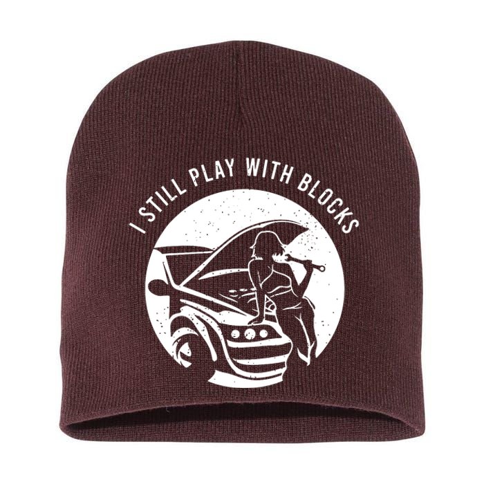 Auto Mechanic Saying For A Funny Short Acrylic Beanie