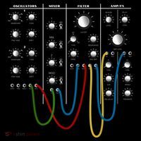 Analog Modular Synthesizer Panel Electronic Musician Button