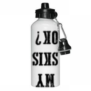 Are My Skis Ok? Gift Aluminum Water Bottle