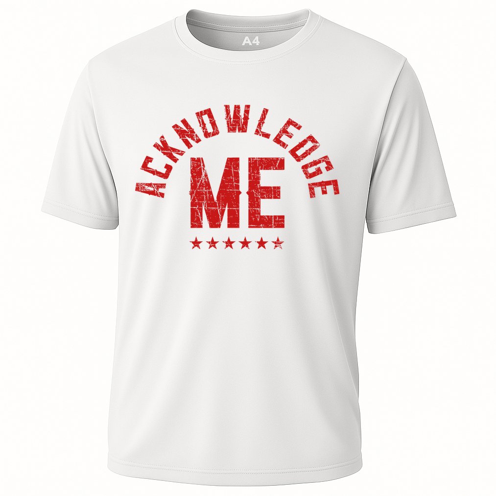 Acknowledge Me Sports Competition Cooling Performance Crew T-Shirt