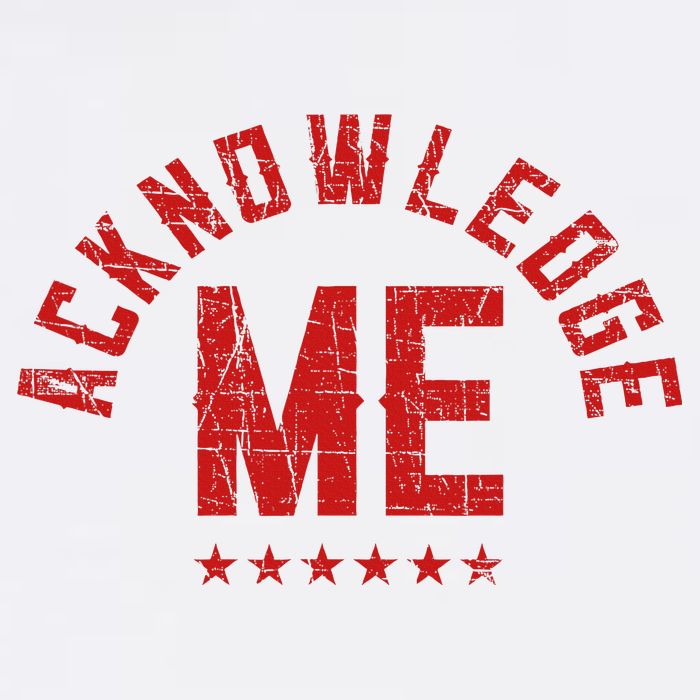 Acknowledge Me Sports Competition Tall T-Shirt