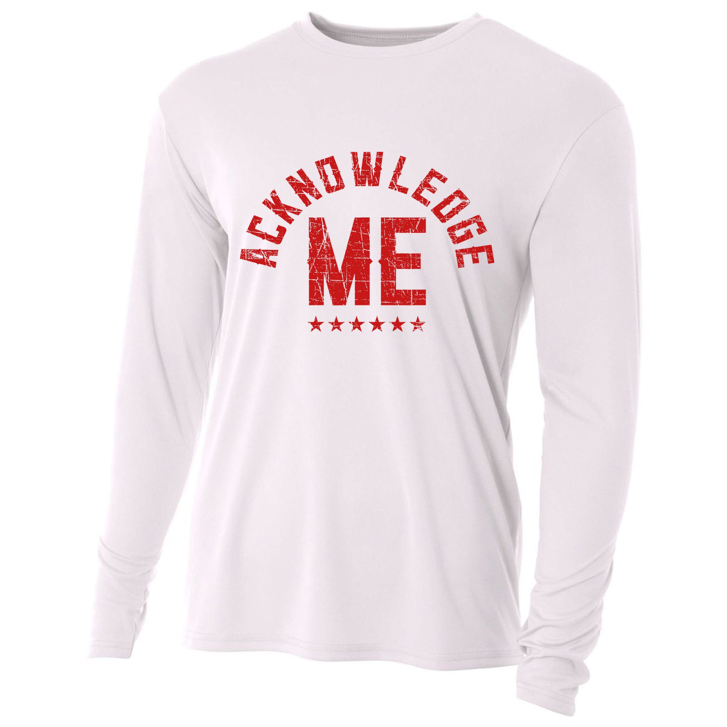 Acknowledge Me Sports Competition Cooling Performance Long Sleeve Crew
