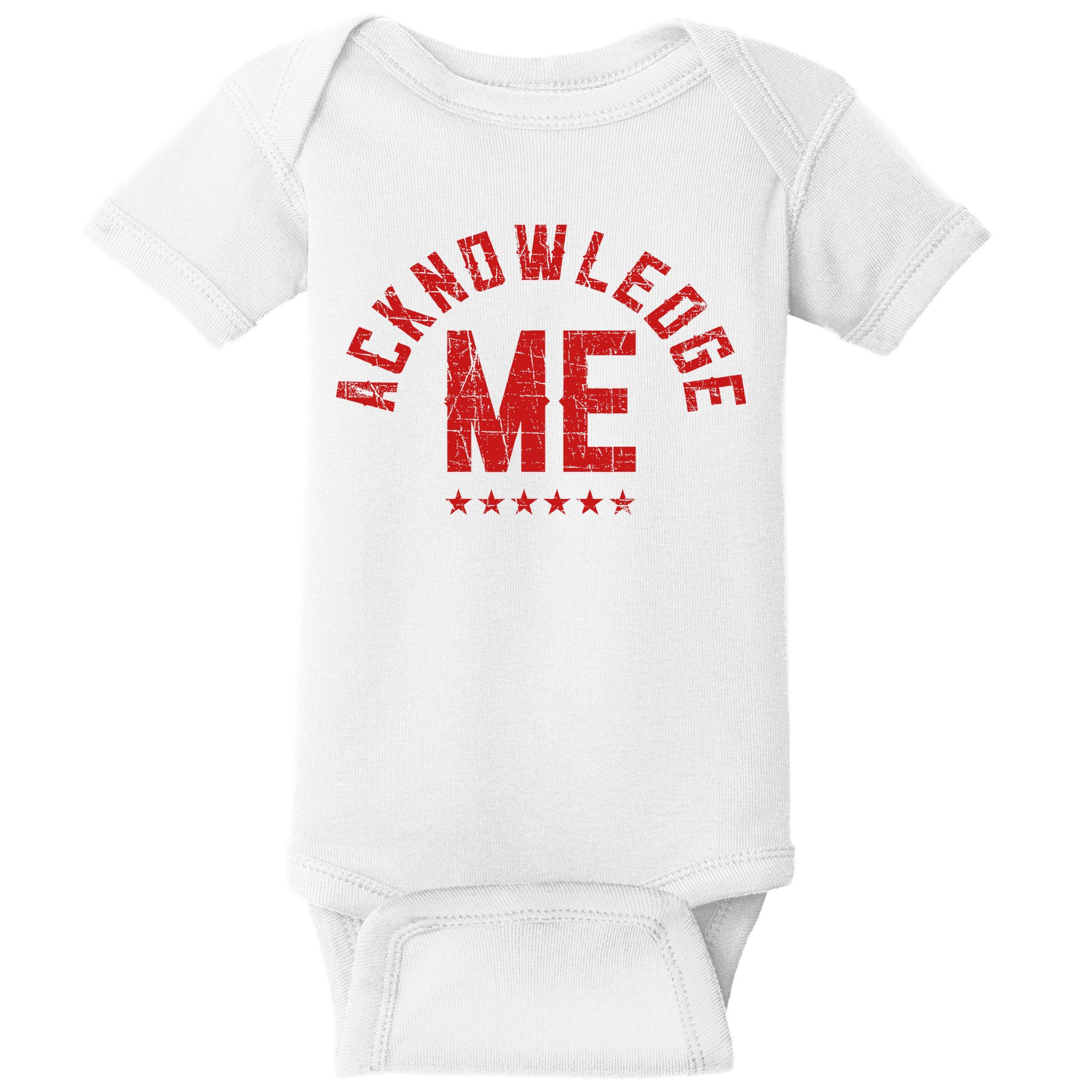 Acknowledge Me Sports Competition Baby Bodysuit