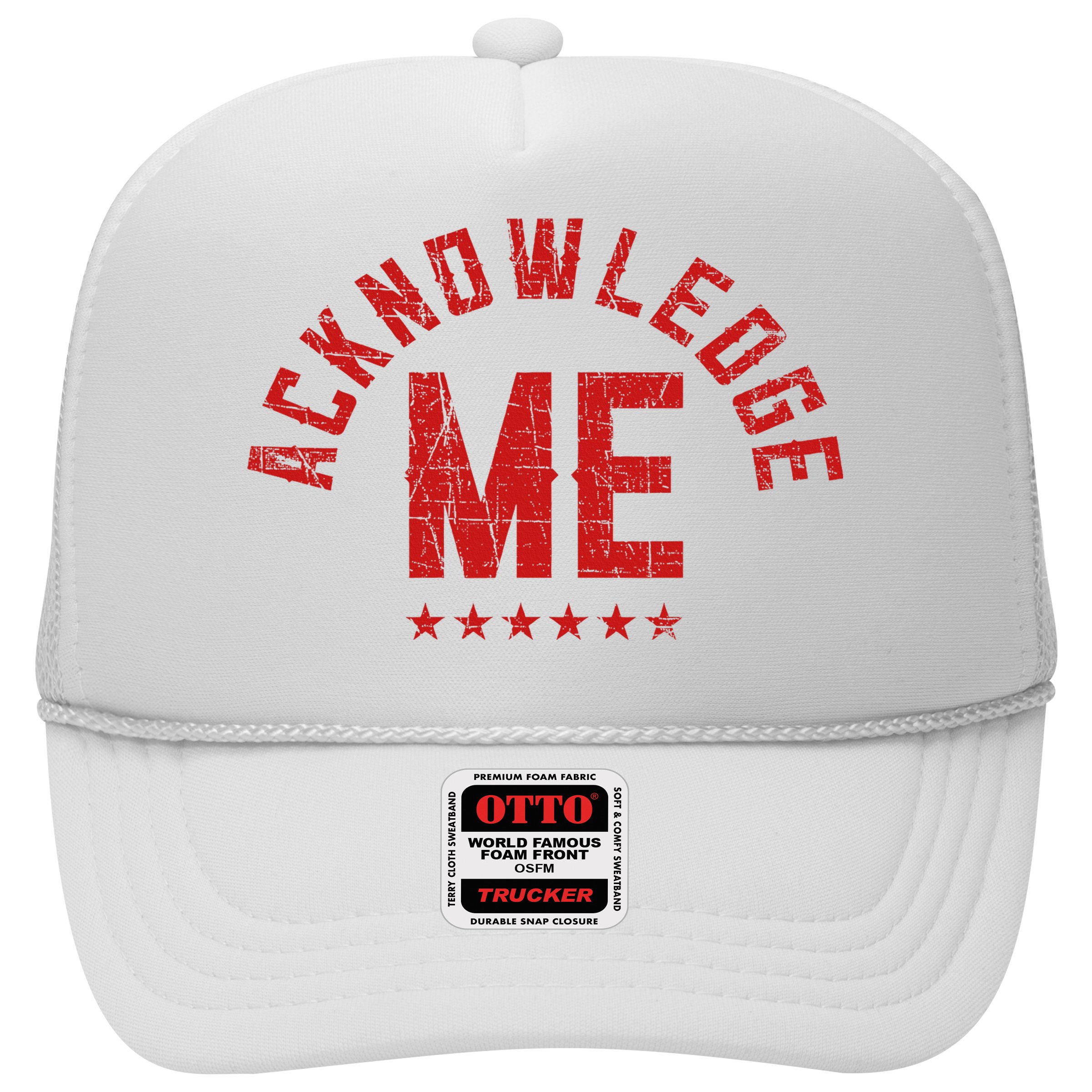 Acknowledge Me Sports Competition Hat