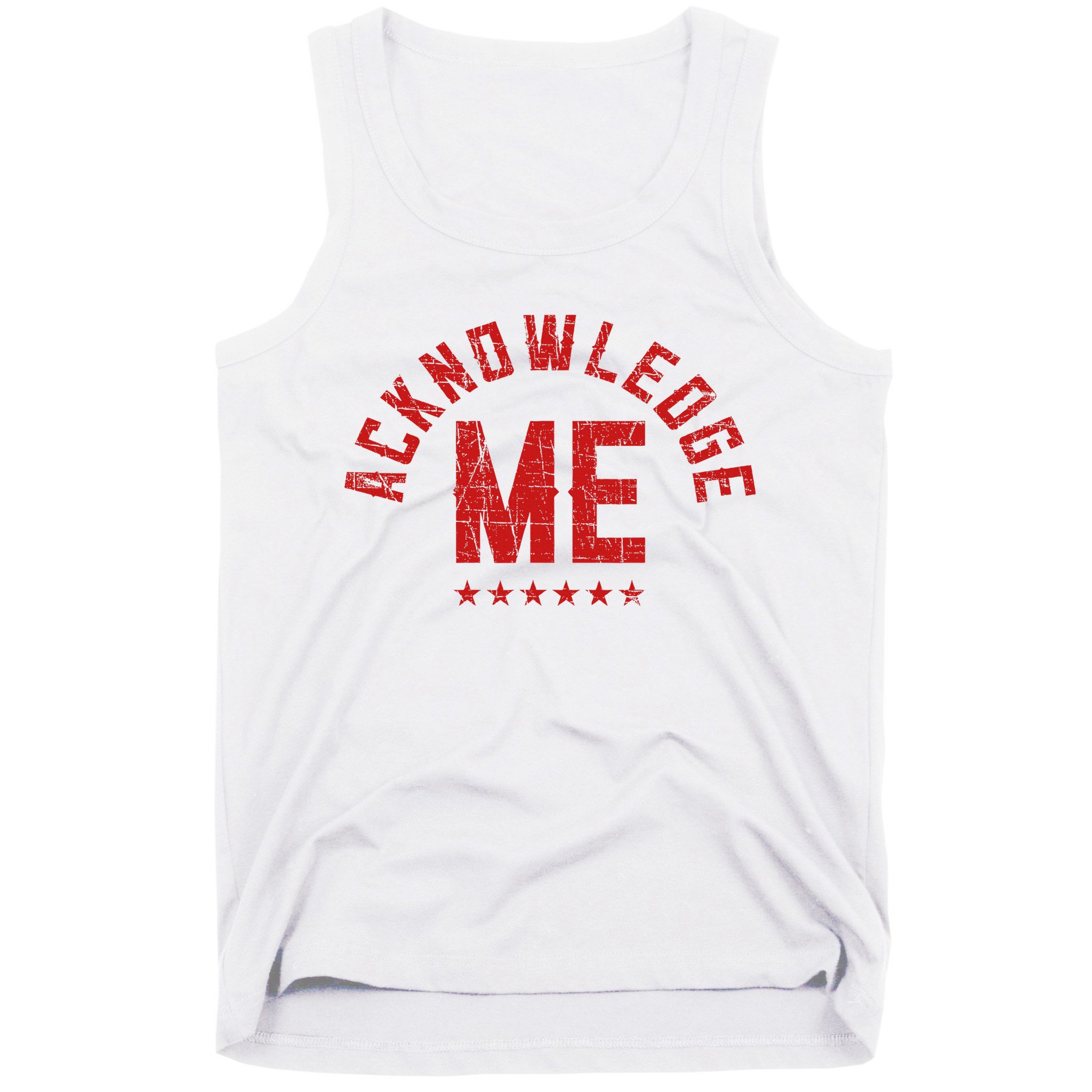 Acknowledge Me Sports Competition Tank Top