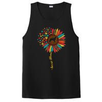 Aussie Mom Sunflower Vintage Australian Shepherd Dog Mama PosiCharge Competitor Tank