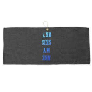 Are My Skis Ok? Gift Large Microfiber Waffle Golf Towel