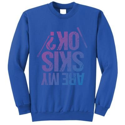 Are My Ski Ok? Skiing Snow Mountain Winter Great Gift Sweatshirt