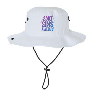 Are My Ski Ok? Skiing Snow Mountain Winter Great Gift Legacy Cool Fit Booney Bucket Hat