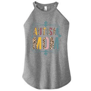 Autism Mom Superpower Autism Awareness Day Gift Women's Perfect Tri Rocker Tank