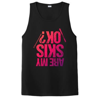 Are My Ski Ok? Skiing Snow Mountain Winter Great Gift PosiCharge Competitor Tank