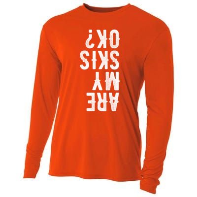 Are My Skis Ok Activity Sport Skiing Travel Funny Gift Cooling Performance Long Sleeve Crew