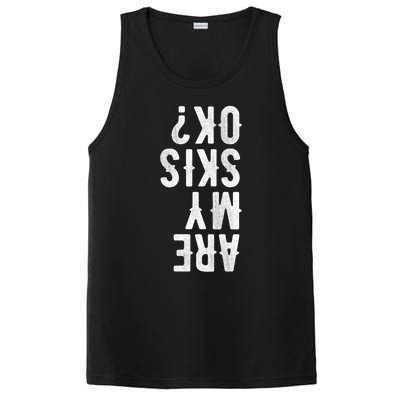 Are My Skis Ok Activity Sport Skiing Travel Funny Gift PosiCharge Competitor Tank