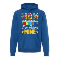 Autism Mom Some People Look Up Their Heroes IM Raising Mine Great Gift Premium Hoodie