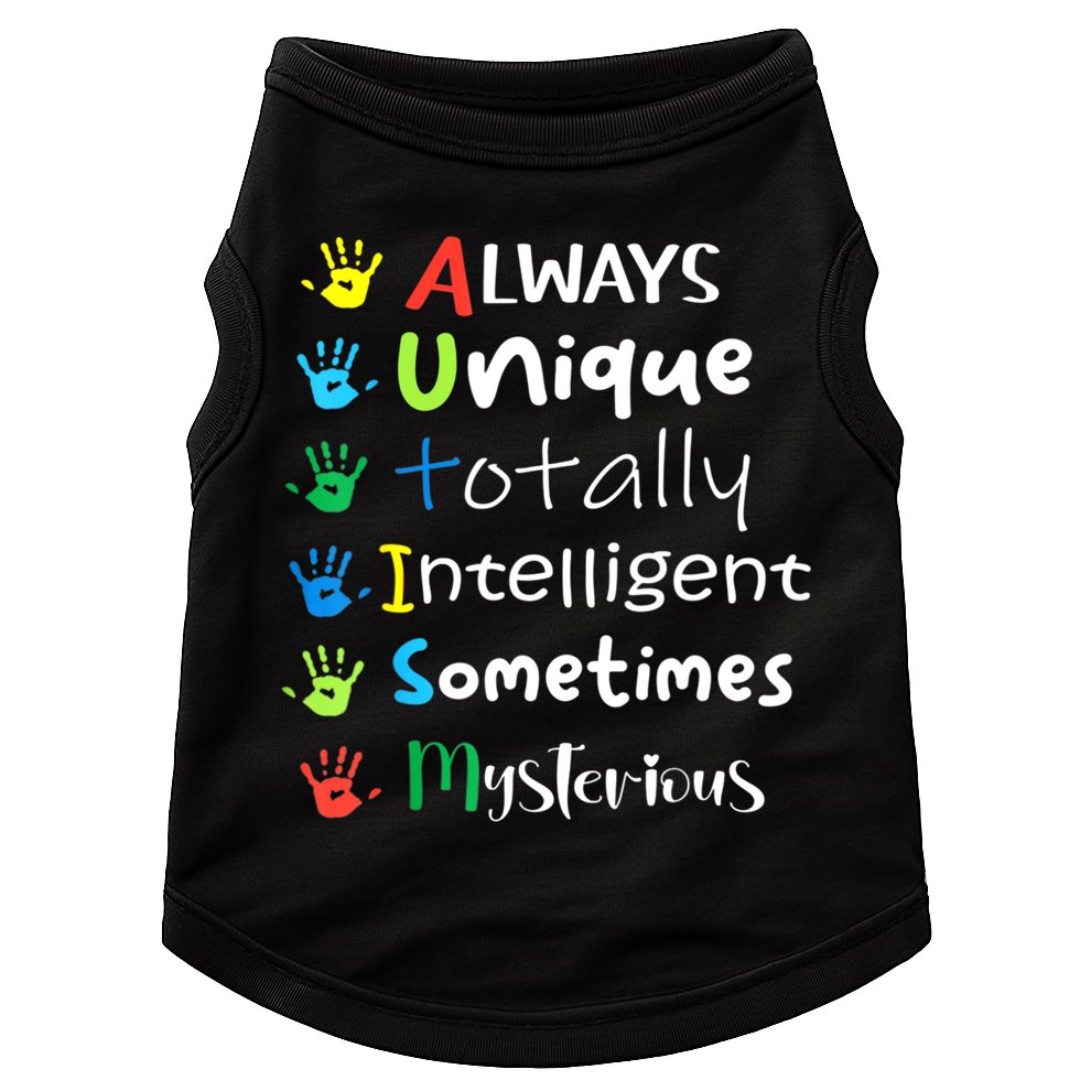 Autism Mom Shirt Autism Awareness Shirt Autistic Boys Girls Doggie Tank