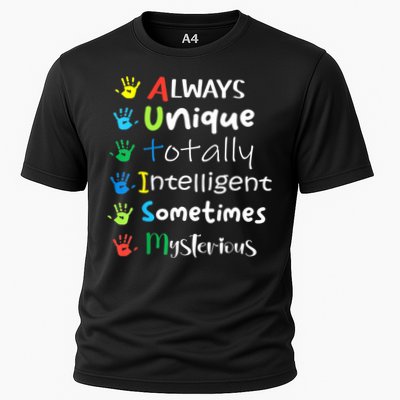 Autism Mom Shirt Autism Awareness Shirt Autistic Boys Girls Cooling Performance Crew T-Shirt