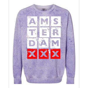 Amsterdam Red Light District Colorblast Crewneck Sweatshirt