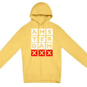 Amsterdam Red Light District Premium Pullover Hoodie