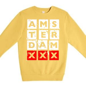 Amsterdam Red Light District Premium Crewneck Sweatshirt