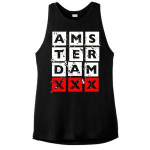 Amsterdam Red Light District Ladies PosiCharge Tri-Blend Wicking Tank